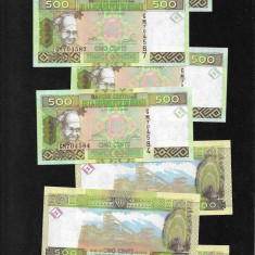 Guineea Guinea 500 francs 2006 unc pret pe bucata