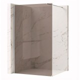 Paravan de dus Rea Flexi Brown / Chrome 110