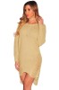 BL844-14 Bluza lunga asimetrica, cu aspect destramat, M/L
