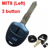 Carcasa Cheie Mitsubishi 3 Butoane Lamela Sant Stanga AutoProtect KeyCars, Oem