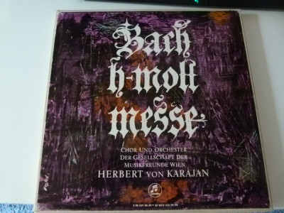 Bach - messa in h-moll, Musikfreundewien, Karajan foto