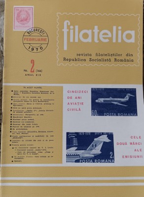 myh 15 - Filatelia - Revista filatelistilor din RSR - nr 2/februari 1970 foto