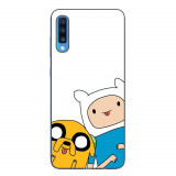 Husa compatibila cu Samsung Galaxy A70 Silicon Gel Tpu Model Finn and Jake Tongues