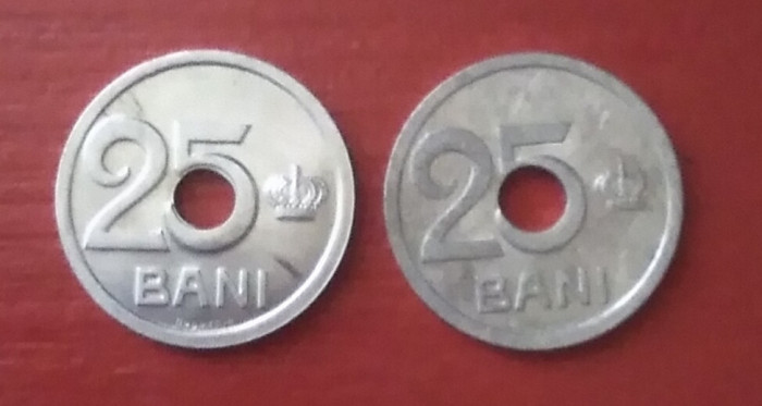2 monede 25 bani 1921 Rom&acirc;nia