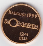 Medalie Rom&acirc;nia &ndash; Eclipsa totală de soare din 11 august 1999