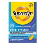 Cumpara ieftin Supradyn Vitality 50+ (30 comprimate) Bayer - Multivitamine cu Ginseng, Minerale, Oligoelemente, fara Gluten, Lactoza