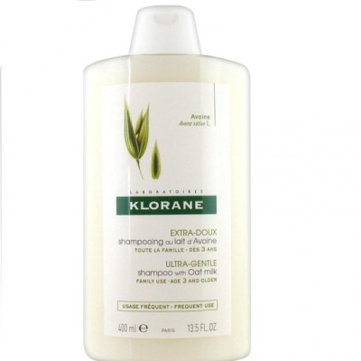 Șampon cu lapte de ovăz Klorane ultra-delicat 400 ml foto