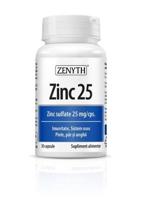 ZINC 25MG 30CPS foto