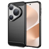Husa Huawei Pura 80 Pro Asteroid GSM Carbon Silicone, negru