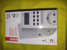 Priza digitala programabila , temporizator digital Emos
