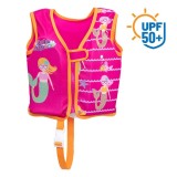 Vesta de inot din spuma cu protectie solara UPF50+, pentru copii 1-3 ani (11-19 kg), Roz, CMCLASS