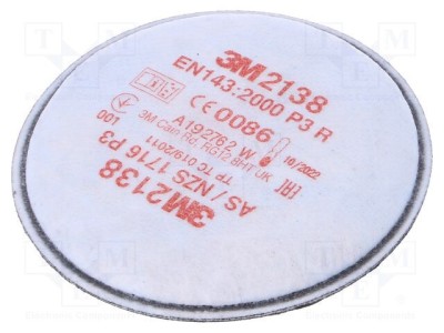 Filtru 3M P3 R &amp;icirc;mpotriva pulberilor 2000 foto