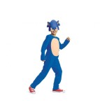 Costum carnaval Ariciul Sonic pentru copii, albastru, marime XS (3-4 ani)