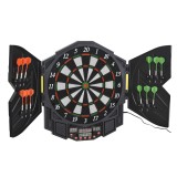 Dartboard Electronic Interactiv + 12 Săgeți, pentru 8 Jucători, Ideal pentru Petreceri și Seri de Joc | Aosom Romania, Outsunny