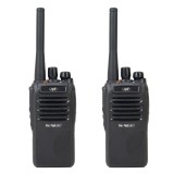 Kit 2 statii radio portabile PNI PMR R17 446MHz, 0.5W, 16 canale PMR si tonuri 50 CTCSS si 104 DCS, programabila, Li-Ion 2200 mA