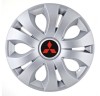 Set 4 Capace Roti Autohelix MSA&reg; potrivite jantelor de 14 inch, Compatibil Cu Mitsubishi, model Top Gray