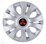 Cumpara ieftin Set 4 Capace Roti CREATIVE REY&reg; potrivite jantelor de 16 inch, pentru Mitsubishi, model Top Gray, Autohelix MSA