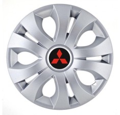 Set 4 Capace Roti Autohelix MSA&reg; potrivite jantelor de 16 inch, Compatibil Cu Mitsubishi, model Top Gray