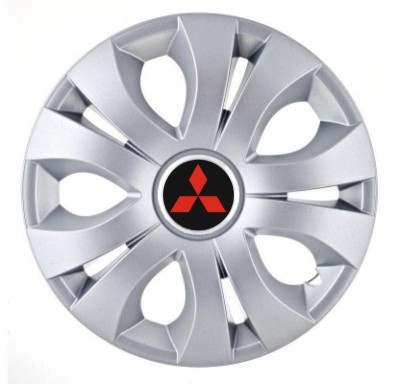 Set 4 Capace Roti Autohelix MSA&amp;reg; potrivite jantelor de 14 inch, Compatibil Cu Mitsubishi, model Top Gray foto
