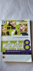 MATEMATICA CLASA VIII A ALGEBRA GEOMETRIE - PARTEA I , ANTON NEGRILA ,MARIA NEGRILA , RADU GOLOGAN , EDIT PARALELA 45 ,STARE FOARTE BUNA .