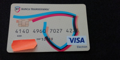 B12 76 - Card bancar foarte vechi - piesa de colectie foto