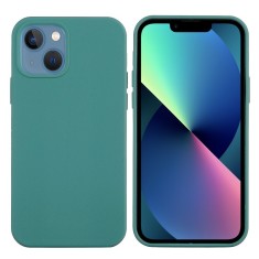 Husa protectie flippy compatibila cu huawei p smart 2020 liquid silicone case verde