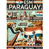 eSIM Paraguay, 20GB, 30 Days, Standard