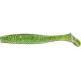 Shad Hide Up Stagger Original 2.5&quot;, 111 Chart Green Gold Flake, 6.6cm, 2.2g, 7buc/pac