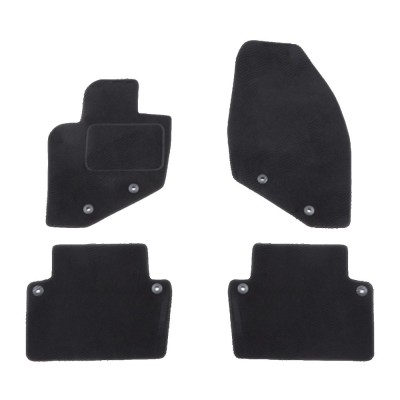 Set covorase auto mocheta Velor VOLVO S60 (RS), 11.2000-03.2004, S60 (RS/P24), 03.2004-03.2010, negru, foto
