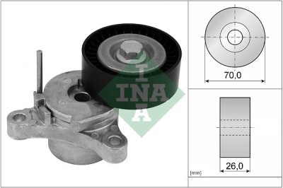 INA 534 0666 10 Intinzator curea, curea distributie foto