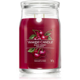 Yankee Candle Black Cherry lum&acirc;nare parfumată Signature 567 g