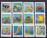 Marschall 1988 fauna marina pesti MI 150-161 MNH