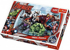 Puzzle Trefl 100 Incepe atacul Marvel foto