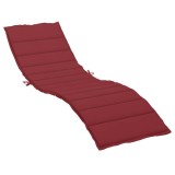 Cumpara ieftin Perna de sezlong, rosu vin, 200x70x3 cm, textil oxford
