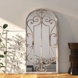 Oglindă,nisip, 70x30 cm,fier, pentru utilizare &icirc;n interior