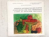 Expozitia nationala de arte plastice a elevilor din licee UTC album pictura arta, 1969, Alta editura