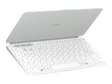Cumpara ieftin Logitech Keys, To, Go 2 Pale Grey , Tastatura Wireless Bluetooth LE, Ultra, Portabila, Spill, Resistant, US Intl