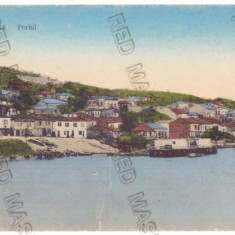2933 - TURTUCAIA, Dobrogea, Harbor - old postcard - unused