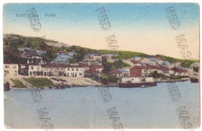 2933 - TURTUCAIA, Dobrogea, Harbor - old postcard - unused foto