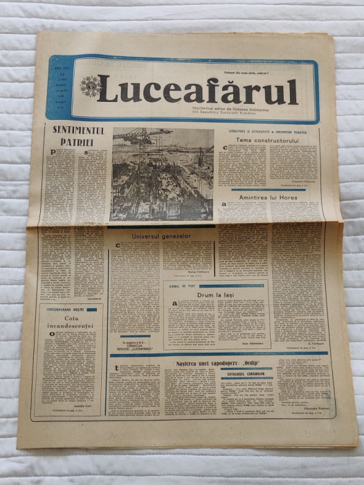 Ziarul LUCEAFĂRUL (8 aprilie 1989) Nr. 14
