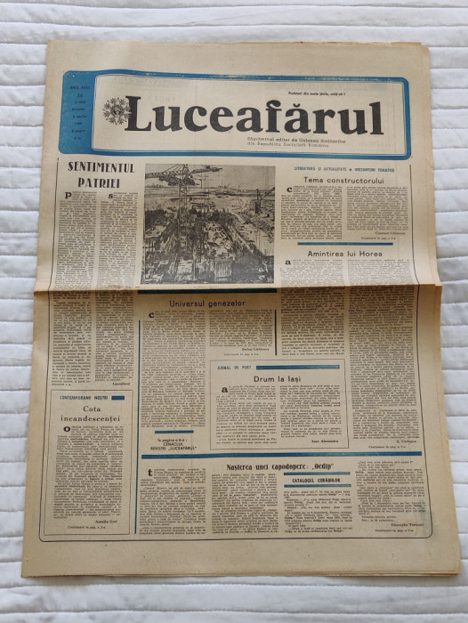 Ziarul LUCEAFĂRUL (8 aprilie 1989) Nr. 14
