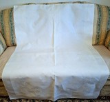 Fata de masa Vintage din damasc de bumbac, cu model in tesatura