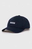 BOSS șapcă de baseball din bumbac culoarea albastru marin, cu imprimeu, 50495121