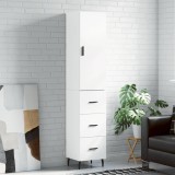 vidaXL Dulap &icirc;nalt, alb, 34,5x34x180 cm, lemn prelucrat