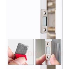 Set inchizatoare magnetice slim cu suruburi incluse pentru usi si sertare
