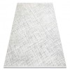 Covor modern DUKE 51550 crem / gri - Spalier, structurat, foarte moale, franjuri, 140x190 cm