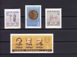 ROMANIA 1966 LP 637 CENTENARUL ACADEMIEI ROMANE SERIE MNH, Nestampilat