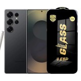 Folie de Protectie pentru Samsung Galaxy S25 Ultra, TEO, Sticla Securizata ESD, Margini Negre, Rezistenta la Zgirieturi, Antistatica, 0.35 mm, Transpa
