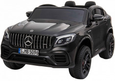 Masinuta electrica 4x4 Premier Mercedes GLC 63S Maxi, 12V, roti cauciuc EVA, scaun piele ecologica, negru foto