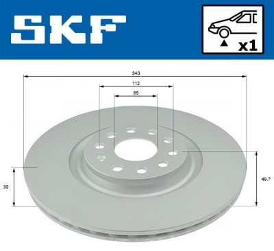 SKF VKBD 80292 V1 Disc frana foto
